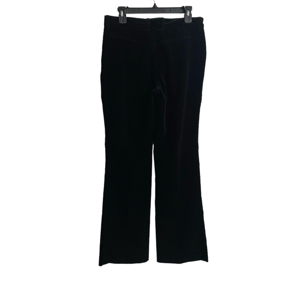 ESCADA - NWT Women's Black Velvet Pants Size 40 / US 10 Straight Leg - Picture 2 of 9
